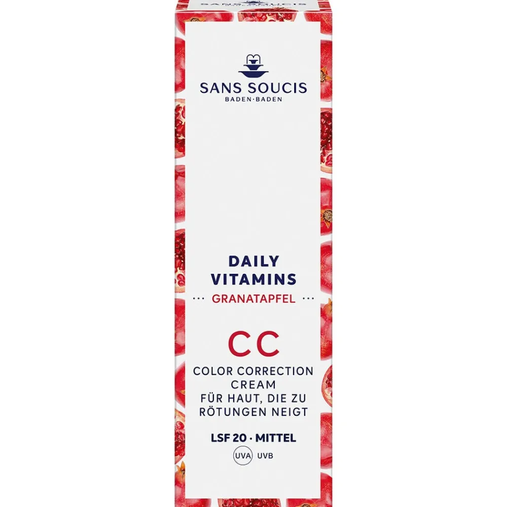 Sans Soucis Gesicht|Daily Vitamins CC Color Correction Cream LSF 20 Anti-Rötungen 30 ml
