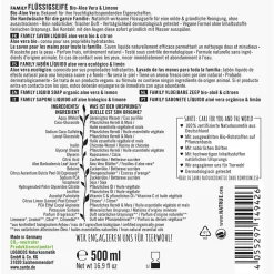 FAMILY Flüssigseife Bio-Aloe & Limone 500 ml-SANTE New