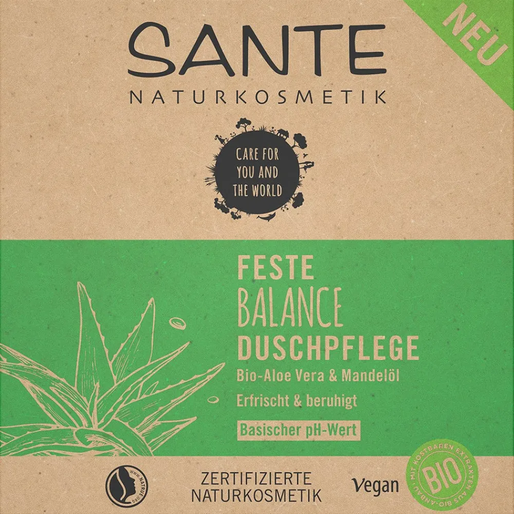 SANTE Hagel Nature|Körper|Feste Balance Duschpflege 80 g