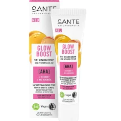 SANTE Hagel Nature|Gesicht^Glow Boost Aminosäure & Bio-Aloe Vera 3in1 Vitamin Creme 30 ml