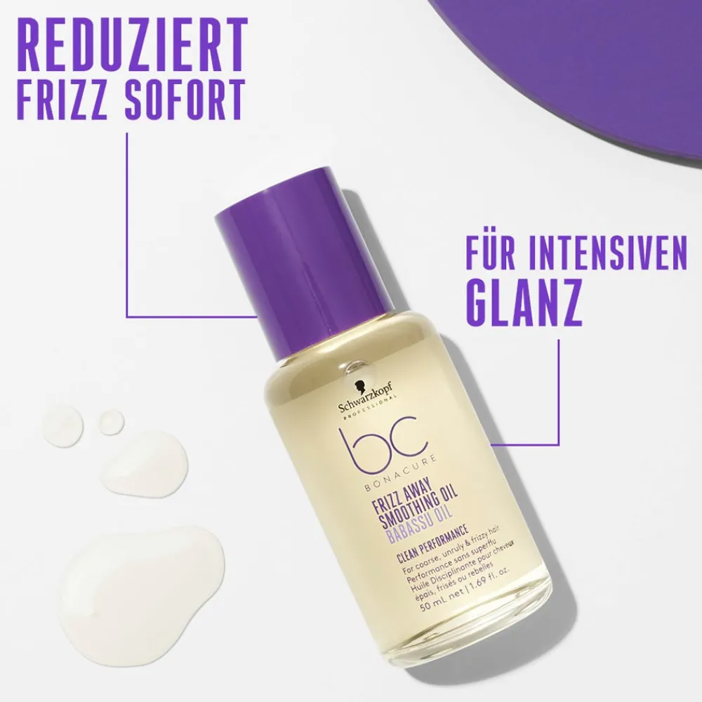 Schwarzkopf Professional Hagel Nature| Haaröle^Schwarzkopf BC Bonacure Frizz Away Smoothing Oil 50 ml