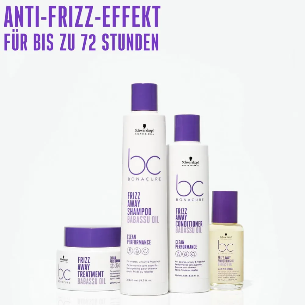 Schwarzkopf Professional Hagel Nature| Haaröle^Schwarzkopf BC Bonacure Frizz Away Smoothing Oil 50 ml