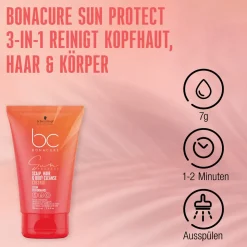 Schwarzkopf BC Bonacure Sun Protect 3-in-1 Cleanser 200 ml-Schwarzkopf Professional New
