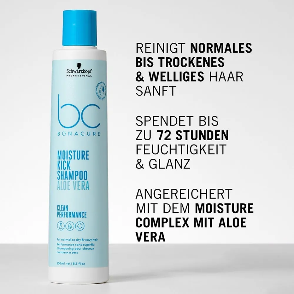 Schwarzkopf BC Moisture Kick Shampoo 250 ml-Schwarzkopf Professional New