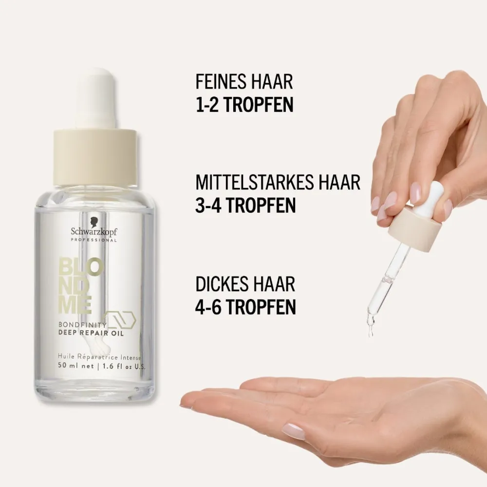Schwarzkopf Professional Haaröle^Schwarzkopf Blondme Bondfinity Deep Repail Oil 50 ml