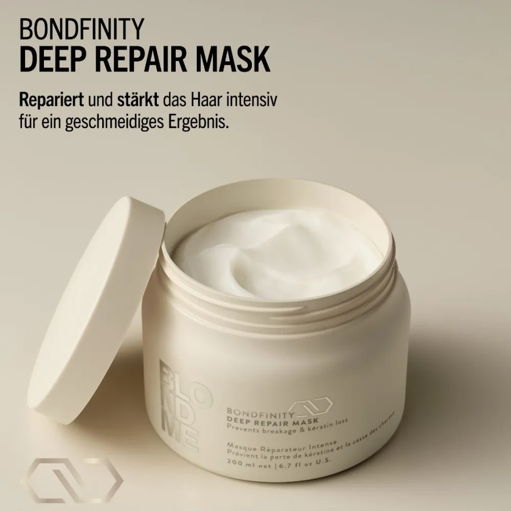 Schwarzkopf Professional Haarkur^Schwarzkopf Blondme Bondfinity Deep Repair Mask 200 ml