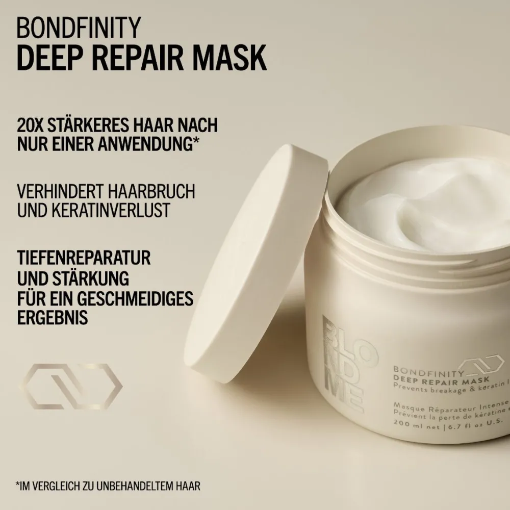 Schwarzkopf Professional Haarkur^Schwarzkopf Blondme Bondfinity Deep Repair Mask 200 ml