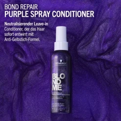 Schwarzkopf Professional Conditioner|Schwarzkopf Blondme Purple Toning Spray Conditioner 150 ml