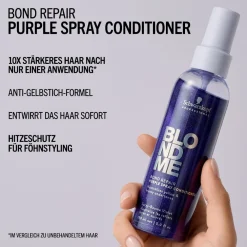 Schwarzkopf Professional Conditioner|Schwarzkopf Blondme Purple Toning Spray Conditioner 150 ml