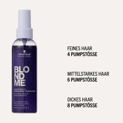 Schwarzkopf Professional Conditioner|Schwarzkopf Blondme Purple Toning Spray Conditioner 150 ml