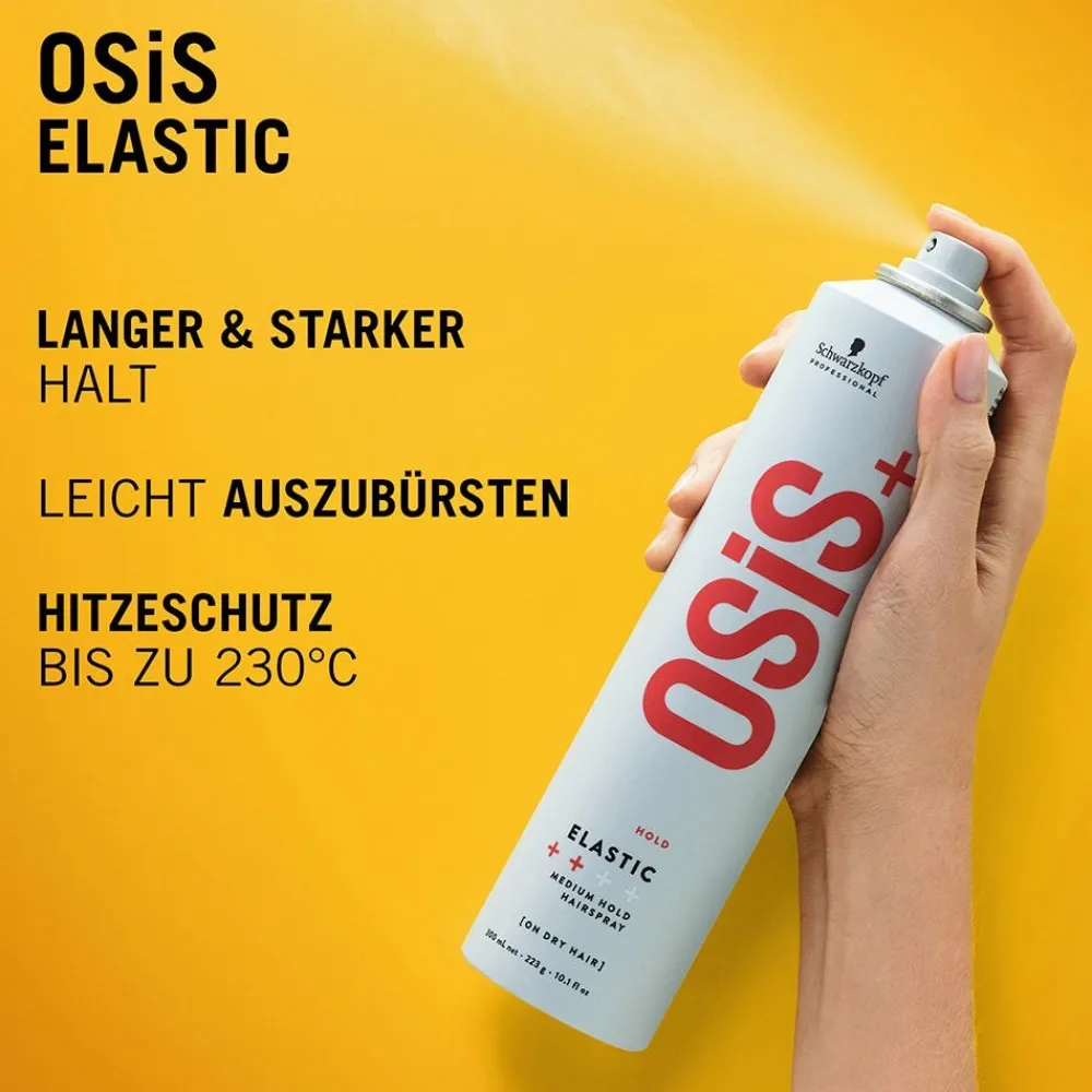 Schwarzkopf Professional Hagel Nature| Haarspray & Haarlack|Schwarzkopf OSiS Elastic 300 ml