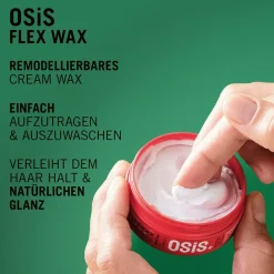Schwarzkopf Professional Pomade & Wachs|Schwarzkopf OSiS Flexwax 85 ml