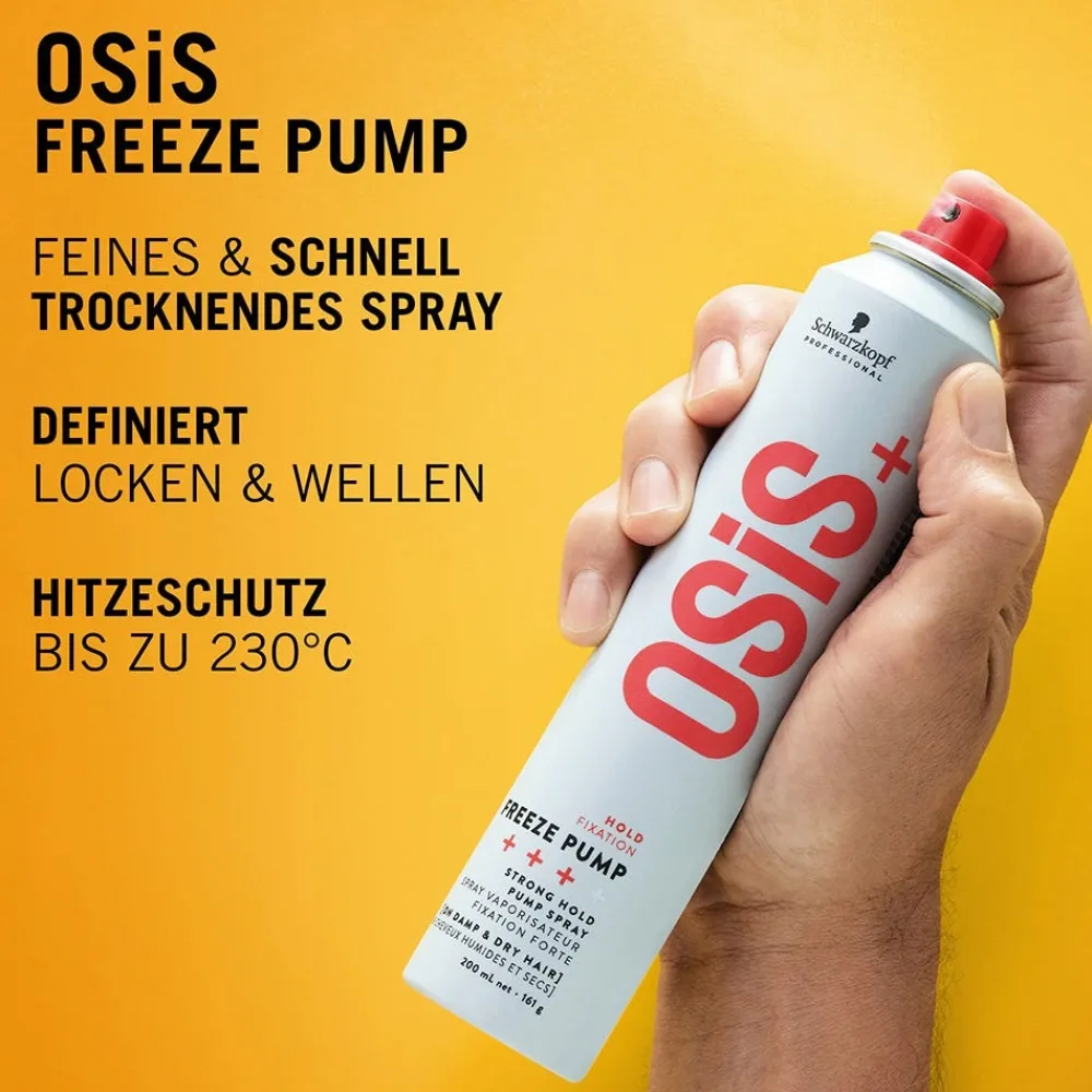 Schwarzkopf Professional Haarspray & Haarlack|Schwarzkopf OSiS Freeze Pump 200 ml