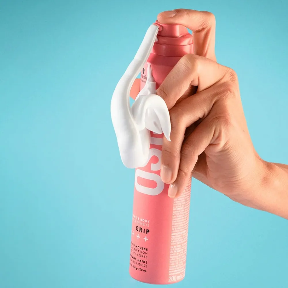 Schwarzkopf Professional Hagel Nature| Haarschaum|Schwarzkopf OSiS Grip 200 ml