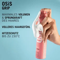Schwarzkopf Professional Hagel Nature| Haarschaum|Schwarzkopf OSiS Grip 200 ml