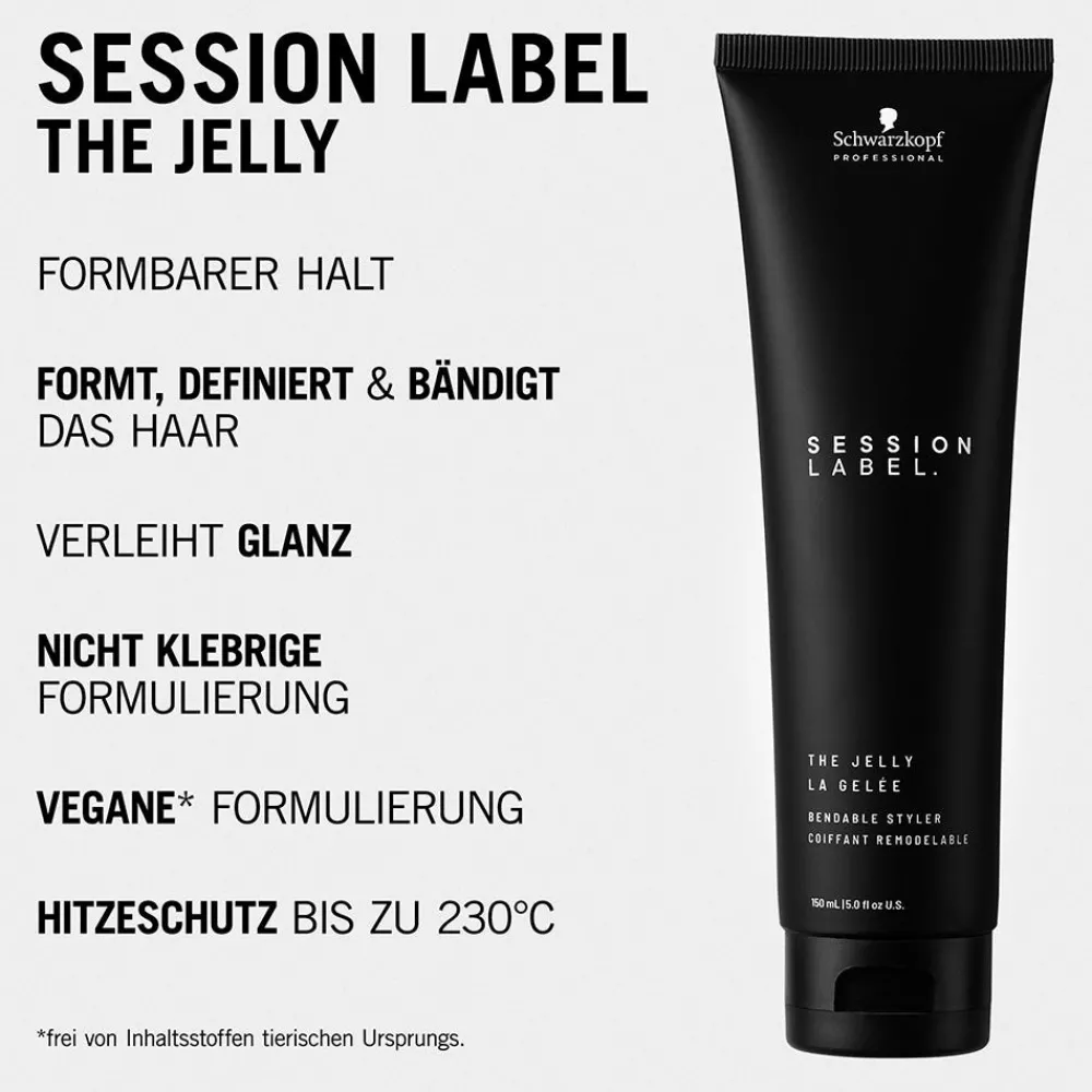 Schwarzkopf Professional Styling-Gel & Creme|Schwarzkopf Osis+ Session Label The Jelly 150 ml