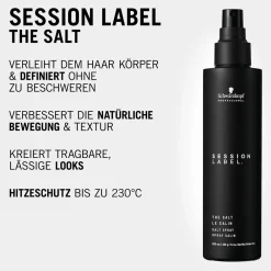 Schwarzkopf Professional Haarspray & Haarlack^Schwarzkopf Session Label Salz Spray 200 ml