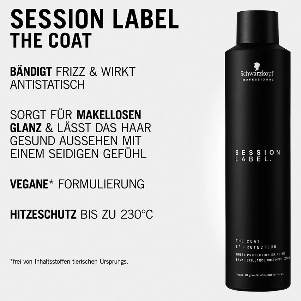 Schwarzkopf Professional Haarspray & Haarlack|Schwarzkopf Session Label The Coat 300 ml