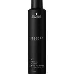 Schwarzkopf Professional Haarspray & Haarlack^Schwarzkopf Session Label The Strong Dry Firm Hold Hairspray 300 ml