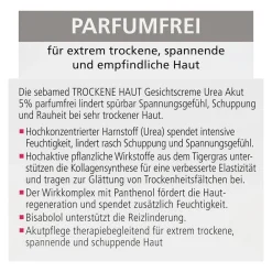 sebamed Gesicht|Gesichtscreme trockene Haut Parfumfrei Urea Akut 5 % 50 ml