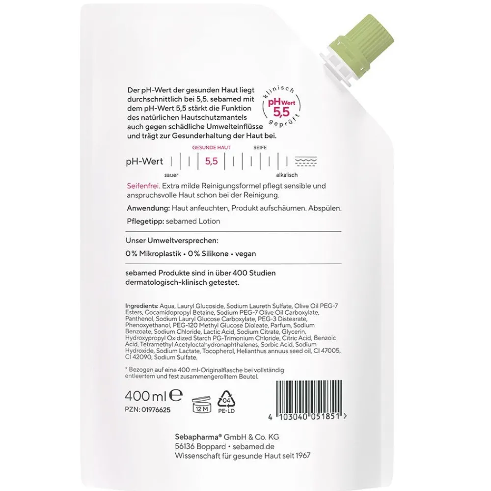 sebamed Körper|Oliven Waschemulsion Nachfüllbeutel 400 ml