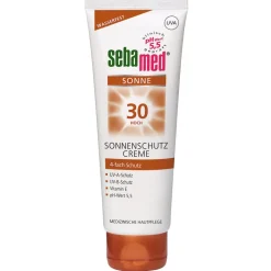 sebamed Uv-Schutz & Pflege|Körper|Sonnenschutz Creme LSF 30, 75 ml