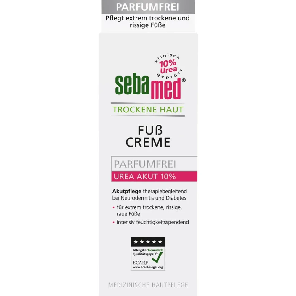 sebamed Hand & Fuß|Hautpflege|Urea Fußcreme 10% parfümefrei 100 ml