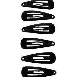 Solida Haarschmuck^Haarclip schwarz shiny