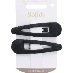 Solida Haarschmuck|Haarclips schwarz 2 Stk.