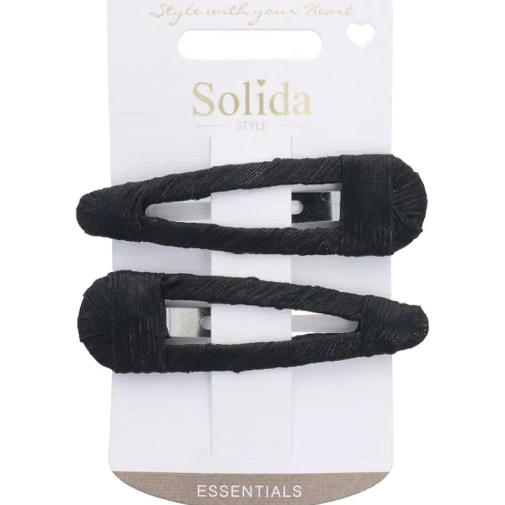 Solida Haarschmuck|Haarclips schwarz 2 Stk.