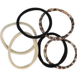 Solida Haarschmuck^Haargummi Italiener mehrfarbig 6 Stück