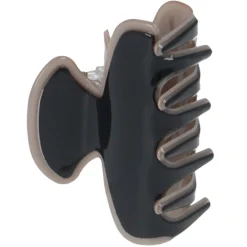 Haarklammer schwarz/beige medio shiny-Solida Best
