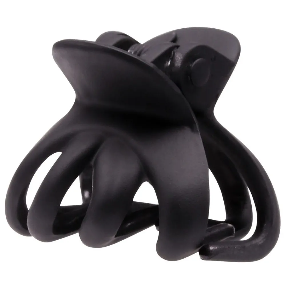 Solida Haarschmuck|Haarklammern matt schwarz 2 Stück