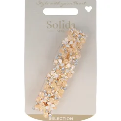Patentspange Blume gold-Solida Outlet