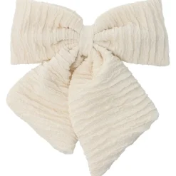 Solida Haarschmuck^Patentspange mit Schleife Cremeweiß