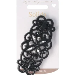 Patentspange schwarz shiny Ornamente-Solida Hot