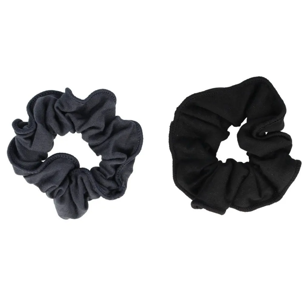 Scrunchie grau/schwarz 2 Stück-Solida Discount