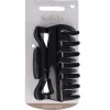 Solida Haarschmuck|Wasserwellklammer rutschfest Schwarz 10 cm