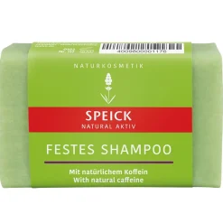 SPEICK Naturkosmetik Kopfhautpflege|Hagel Nature|SPEICK Active festes Shampoo mit natürlichem Koffein 60 g