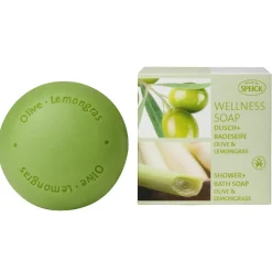SPEICK Naturkosmetik Hagel Nature|Hand & Fuß|SPEICK Wellness Soap BDIH Olive + Lemongras 200 g