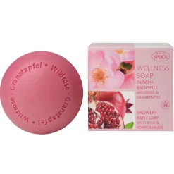 SPEICK Naturkosmetik Hagel Nature|Hand & Fuß|SPEICK Wellness Soap BDIH Wildrose + Granatapfel 200 g