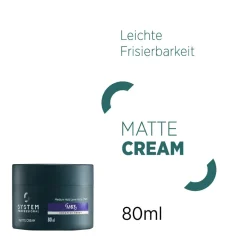 System Professional LipidCode Styling|Styling-Gel & Creme|System Professional M63 System Man Matte Haarcreme für Männer 80 ml
