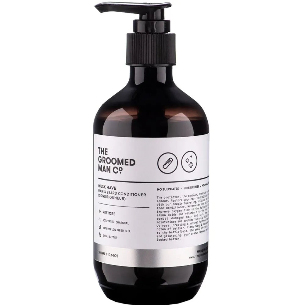 The Groomed Man Conditioner|Bartpflege|Musk Have Hair & Beard Conditioner 300 ml