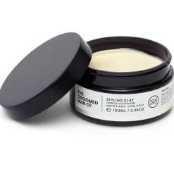 The Groomed Man Pomade & Wachs| Reisegrößen^Styling Clay Matte Finish Firm Hold 100 ml