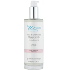 Rose & Chamomile Cleansing Milk 100 ml-The Organic Pharmacy New