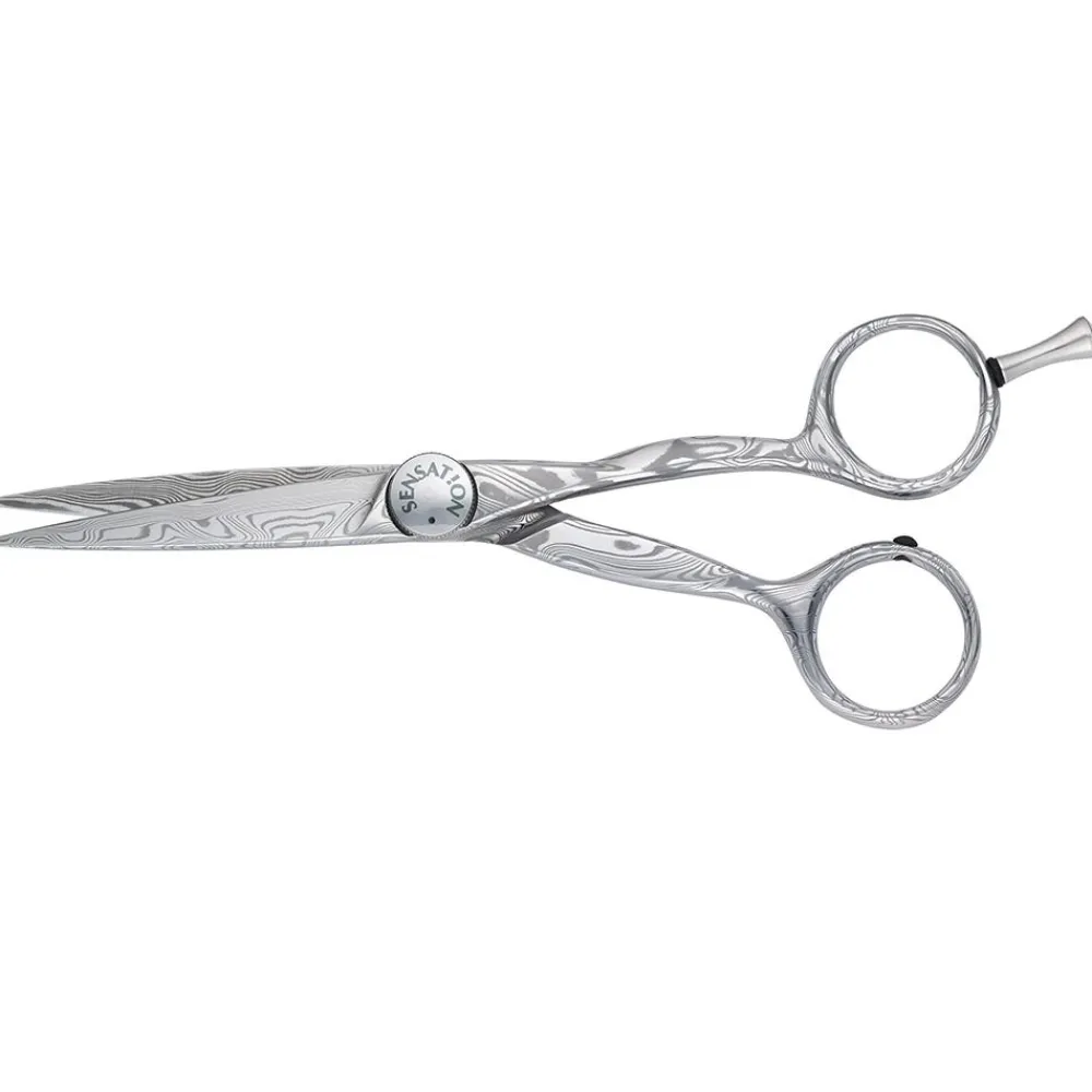 Haarschneideschere SENSATION DAMAST Offset 5.5 CONBLADE-Tondeo Online