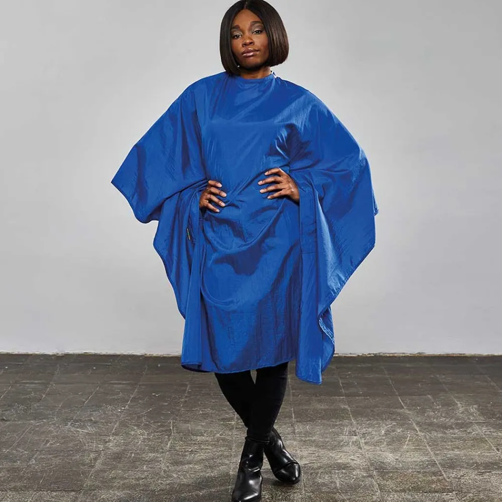 Trend-Design Frisierumhänge|Umhänge & Hauben|Classic Haarschneideumhang Blau