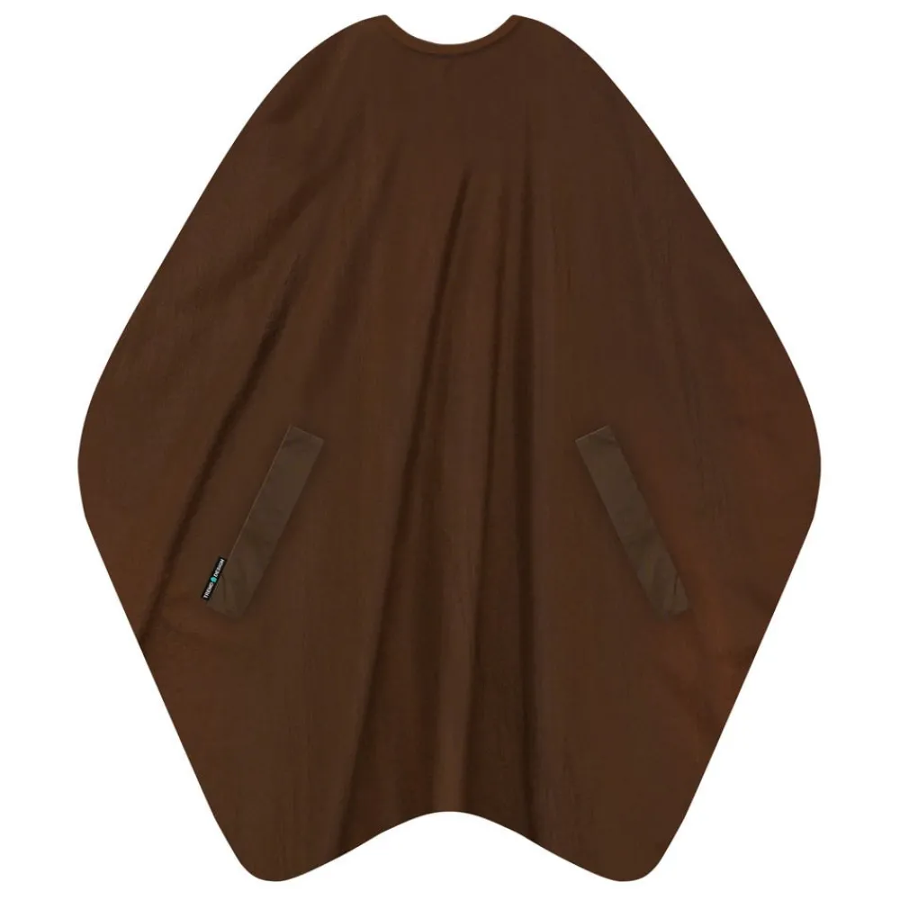 Classic Haarschneideumhang Braun-Trend-Design Hot