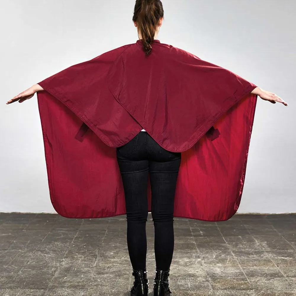 Trend-Design Frisierumhänge|Umhänge & Hauben^Classic Schneideumhang Burgundrot