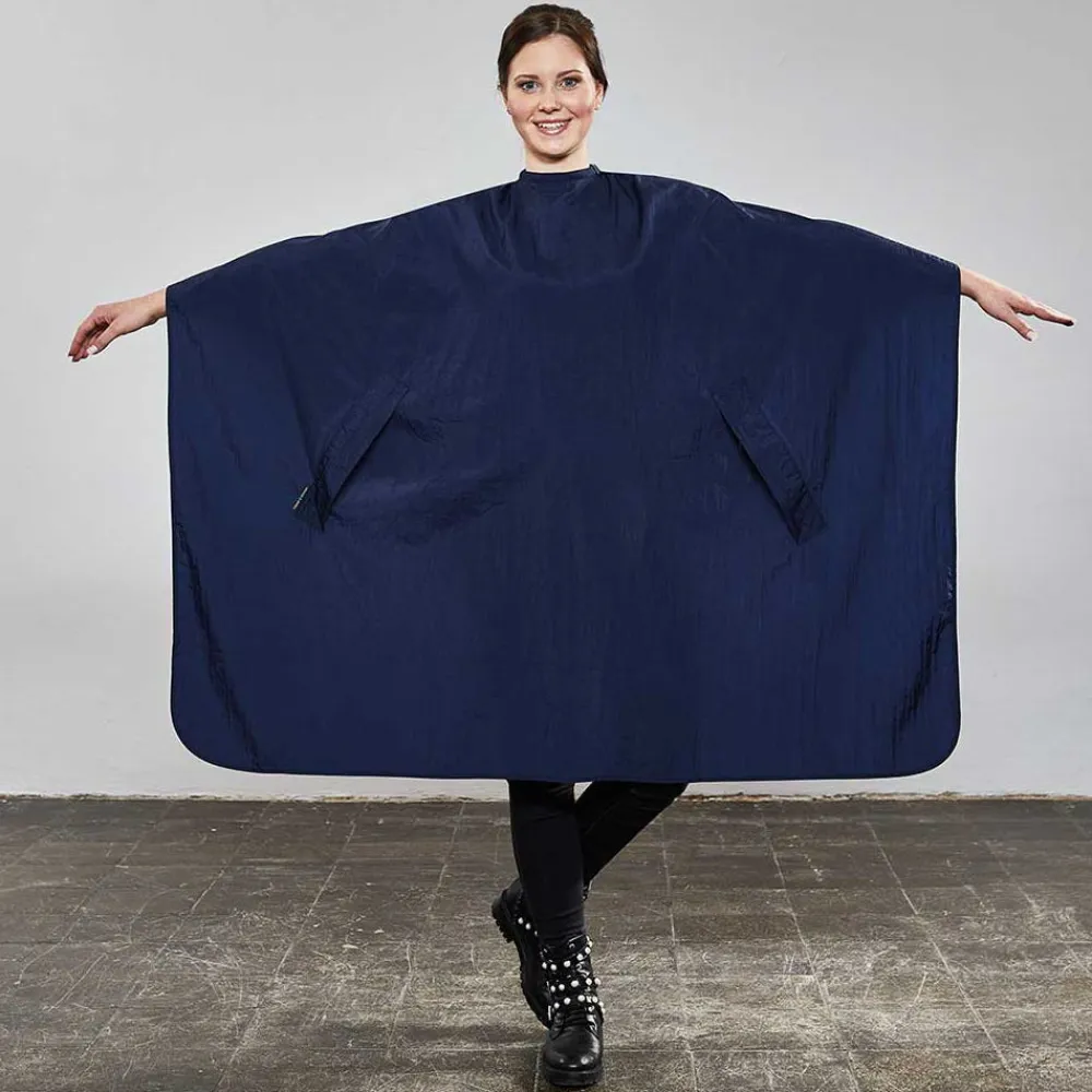 Trend-Design Frisierumhänge|Umhänge & Hauben^Classic Schneideumhang Marineblau